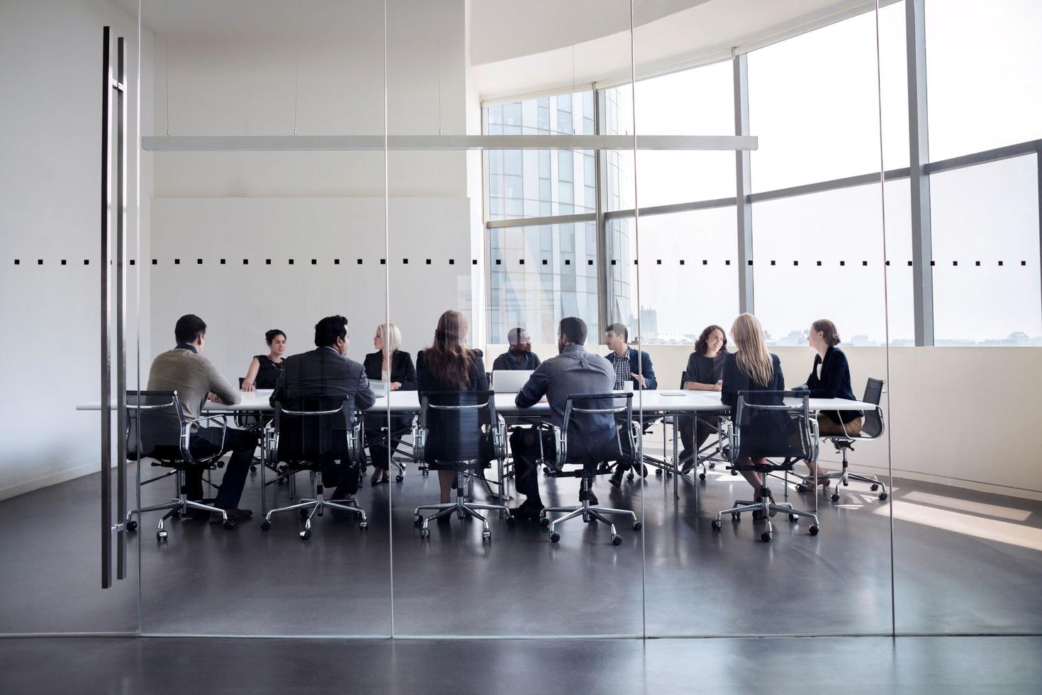 professors in a boardroom