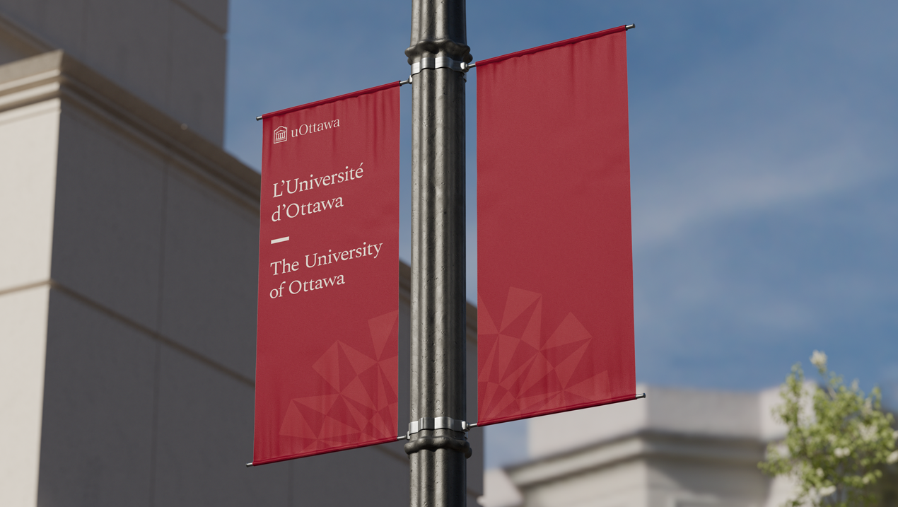 Promotional flags with new branding