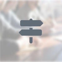 Path icon on a blurred background