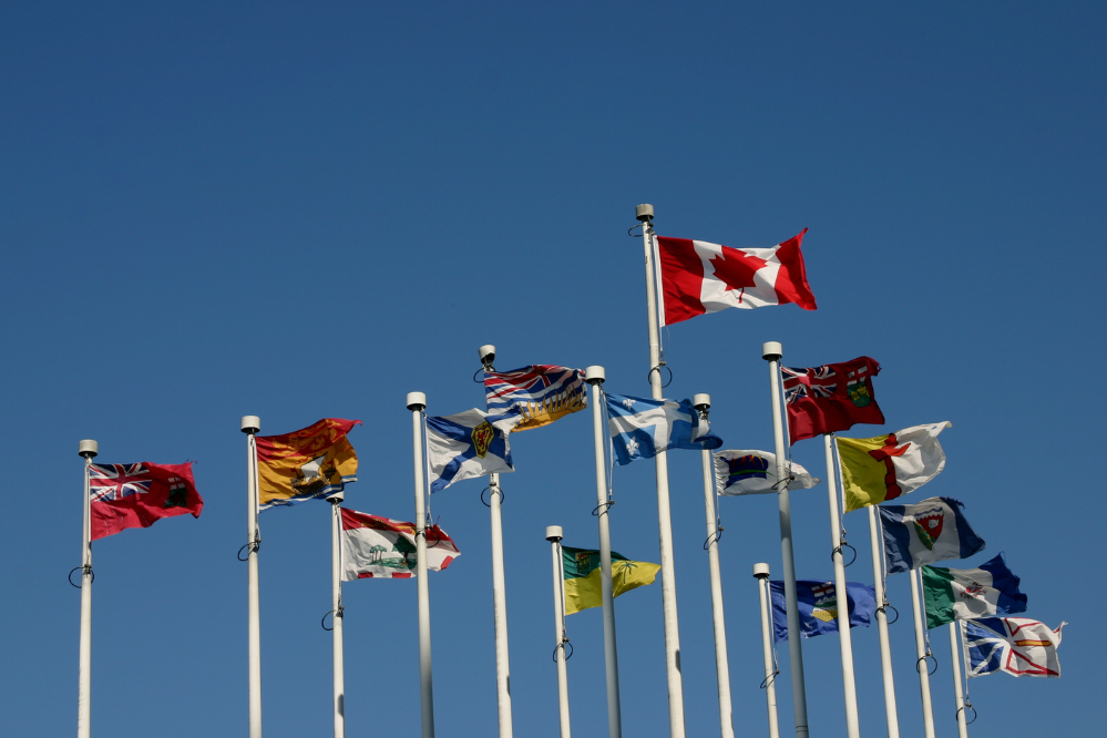 canadian provinces flags