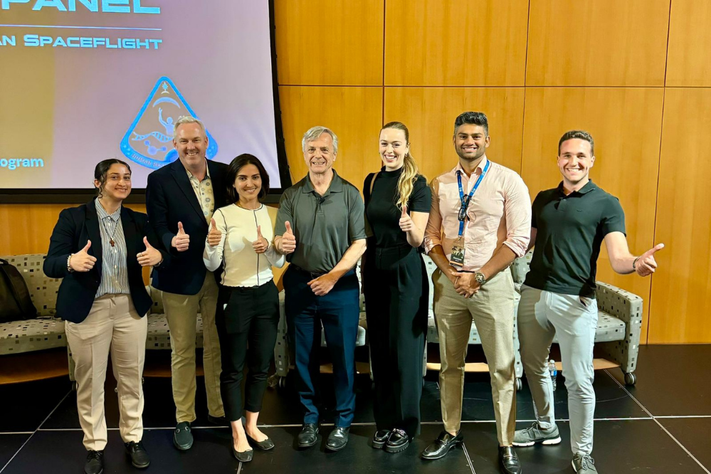 Space Studies Program, Canadian delegation at ISU with retired astronaut Robert Thirsk.