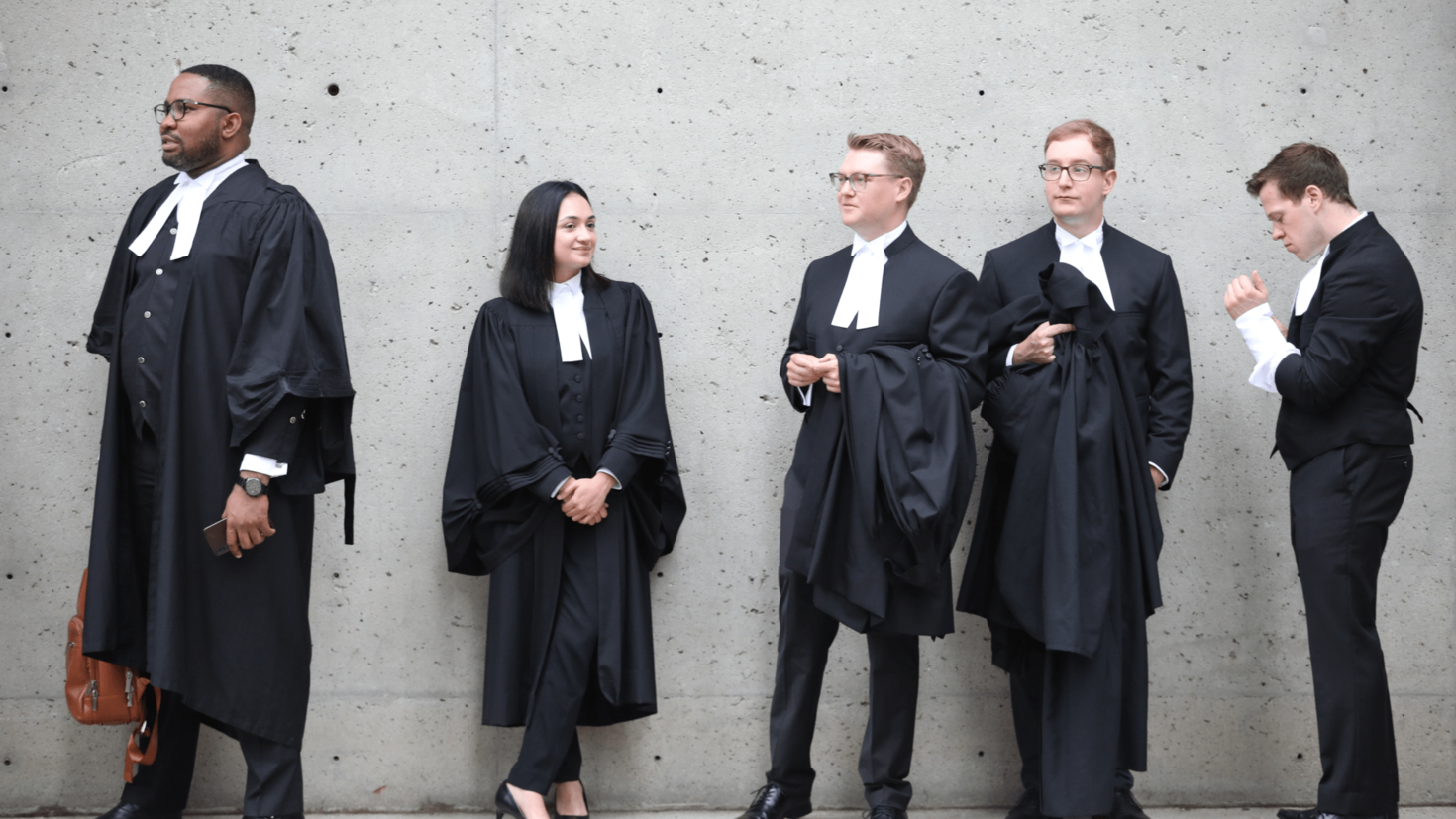 people in judges robe