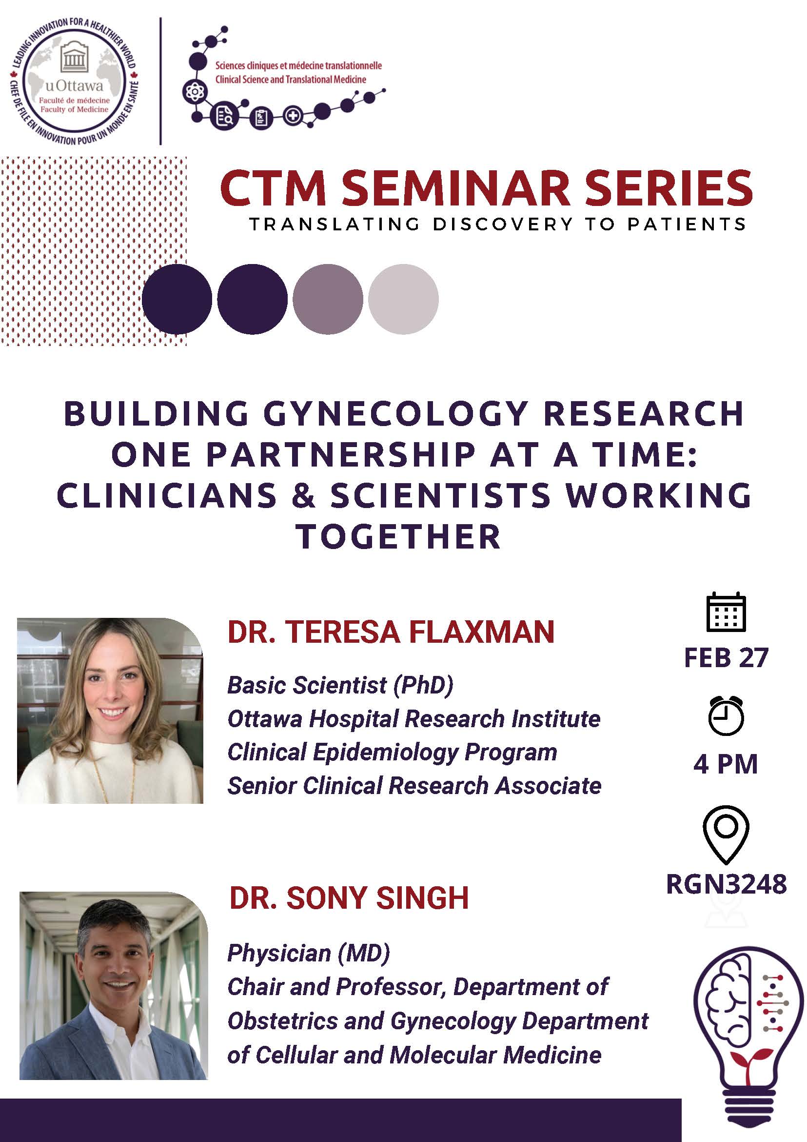 CTM Feb 27 Seminar Poster