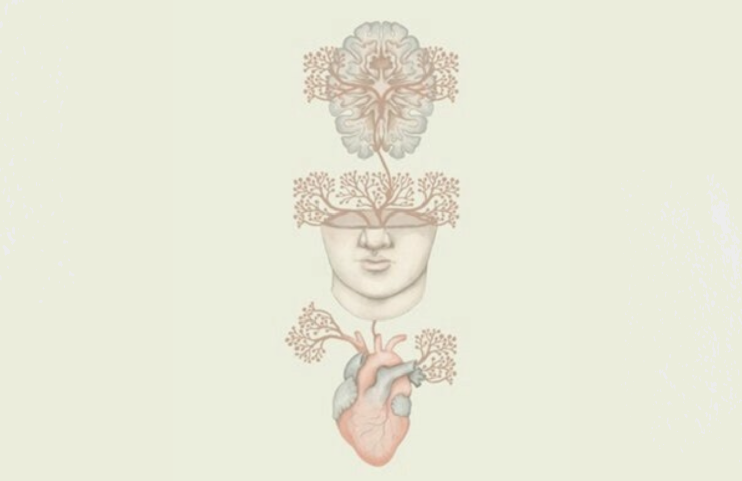 heart, mouth and brain connected
