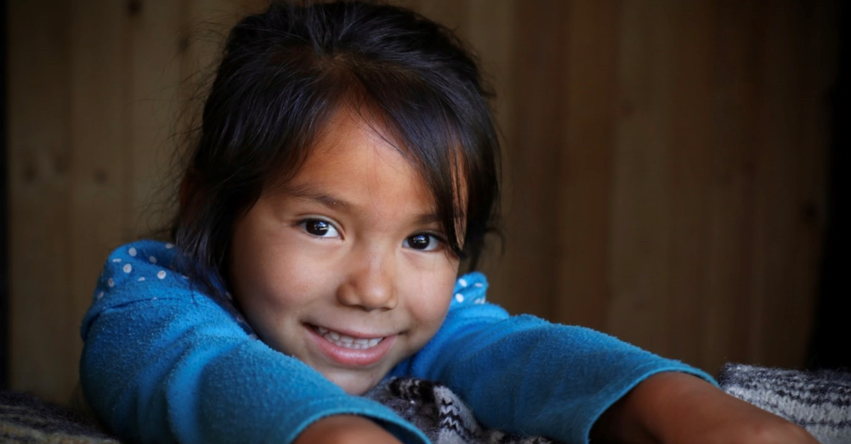 A young Indigenous girl