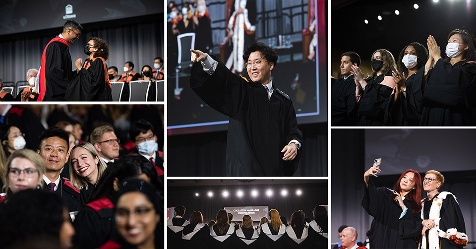 Various scenes from uOttawa's Convocation 2022