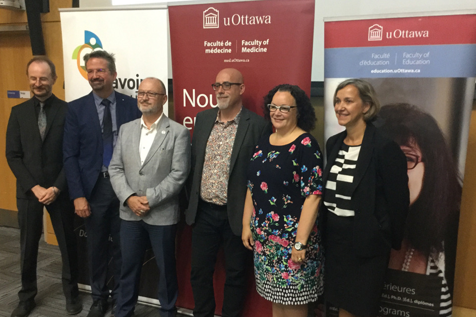 Dr. Richard Barwell, Dr. Jean Roy, Dr. André Bilodeau, Dr. Eric Dionne, Dr. Manon Denis-LeBlanc and Ms. Suzanne Robichaud.