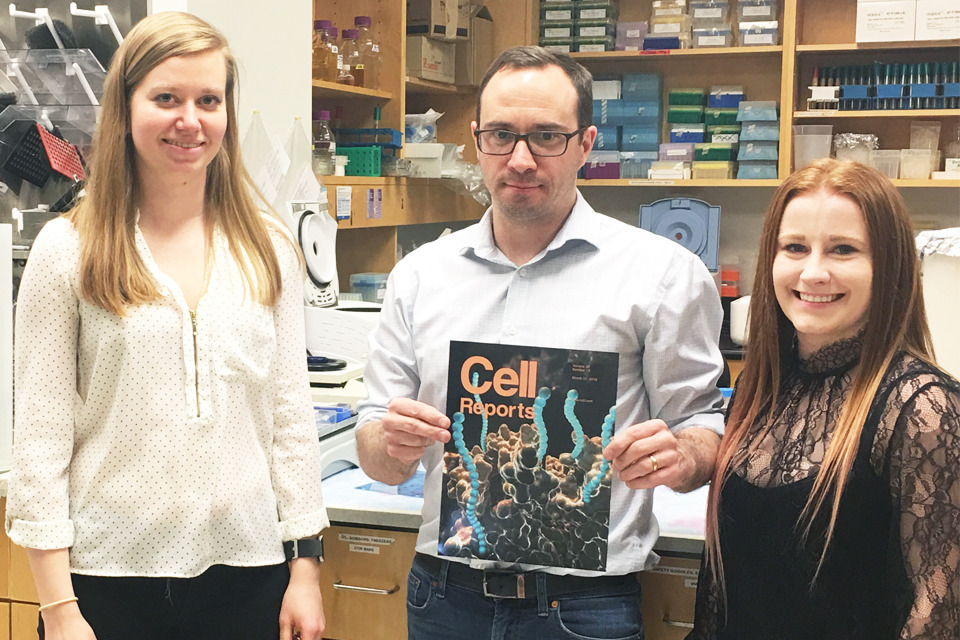Dr. Michael Downey and his students.