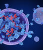 Exosomes blue